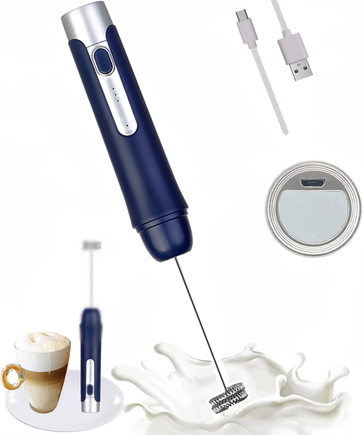 מקציף חלב נטען USB