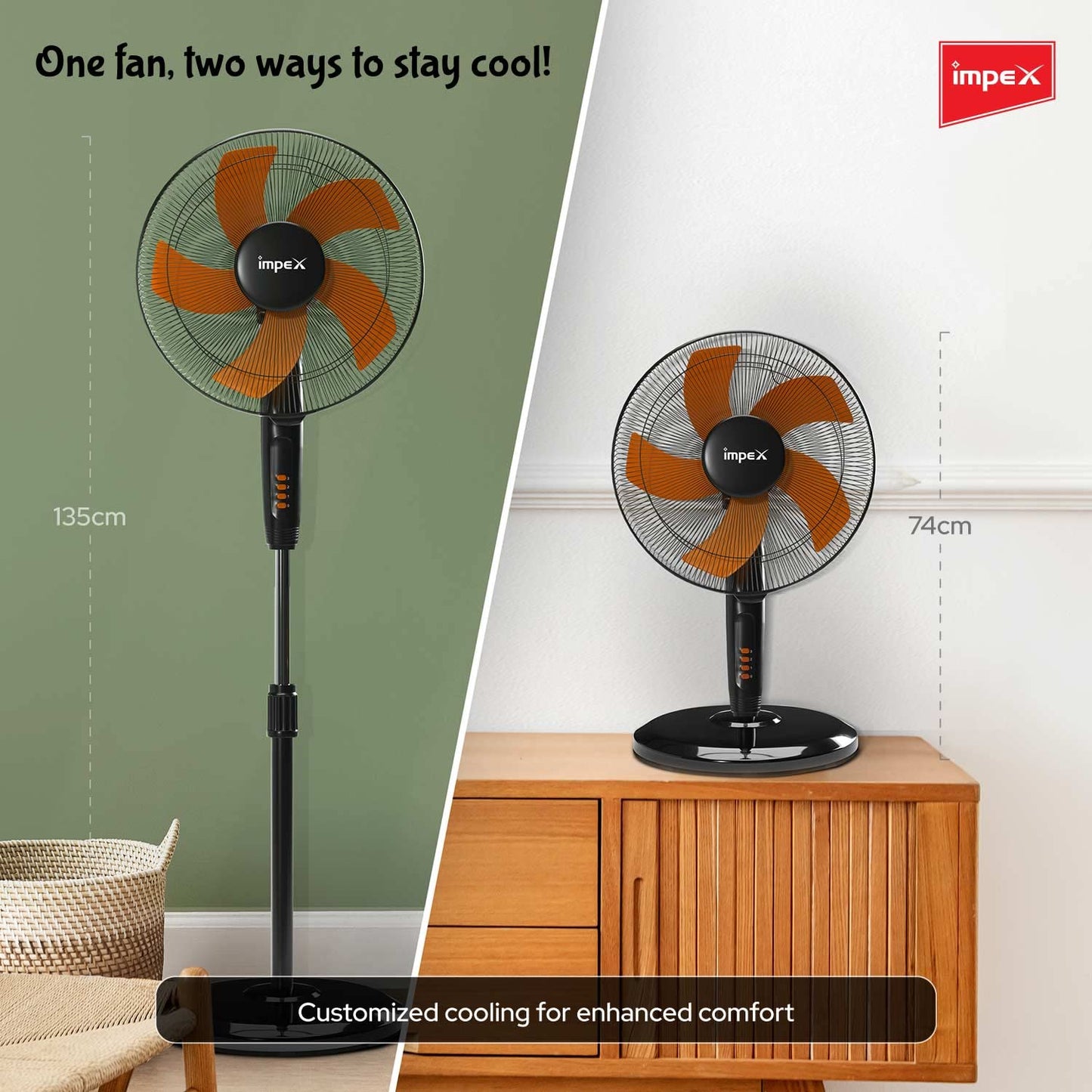 Impex Convertible Pedestal Fan