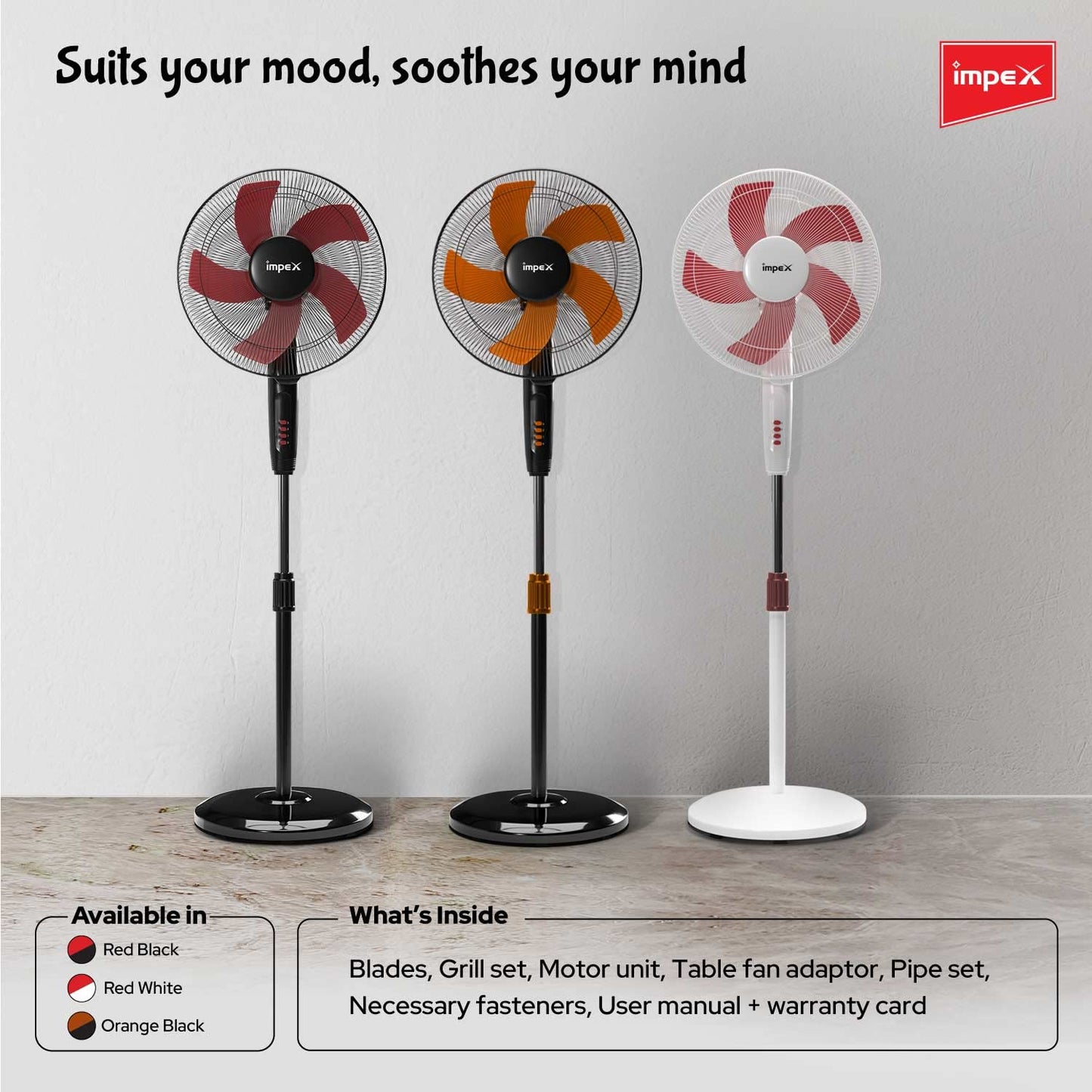 Impex Convertible Pedestal Fan