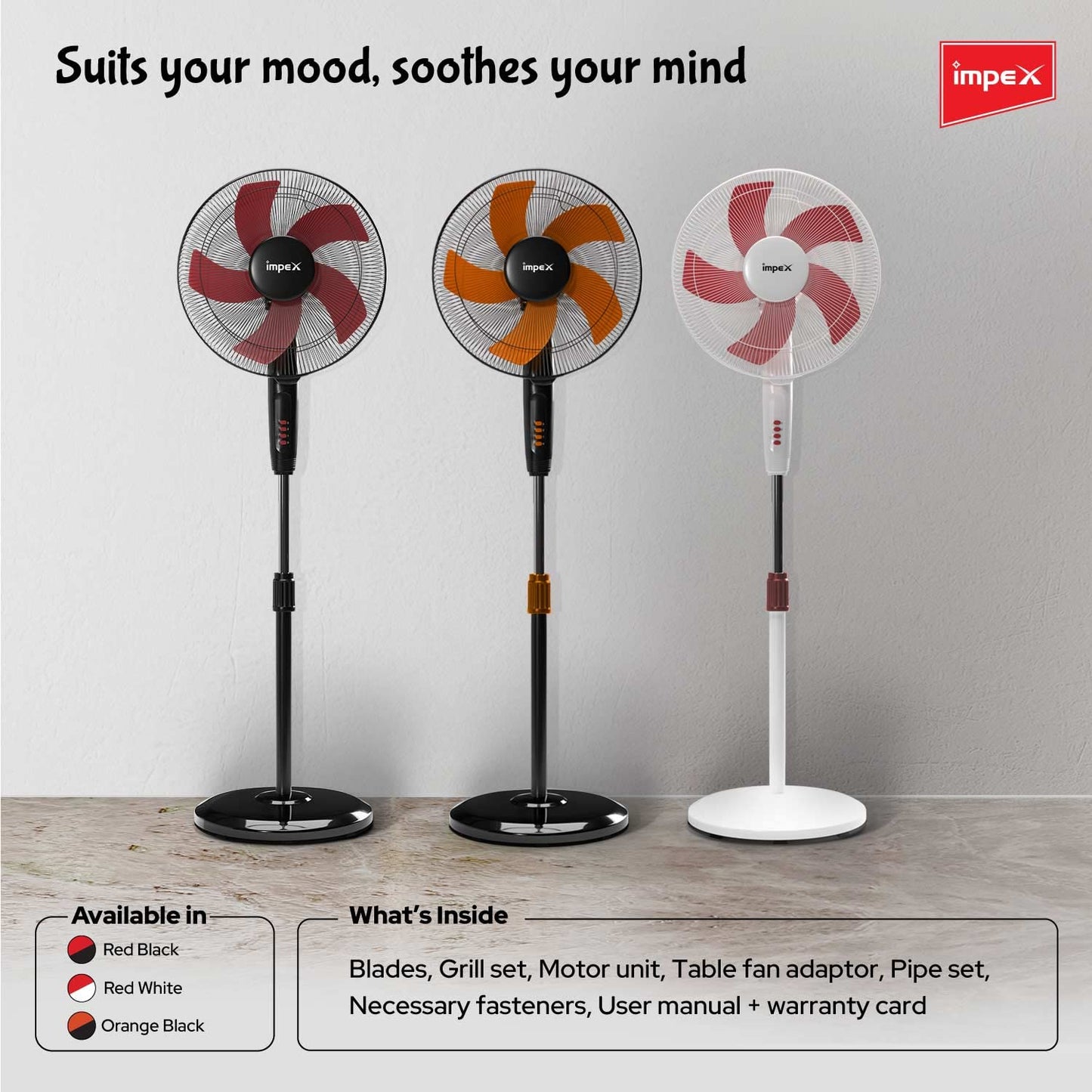 Impex Convertible Pedestal Fan