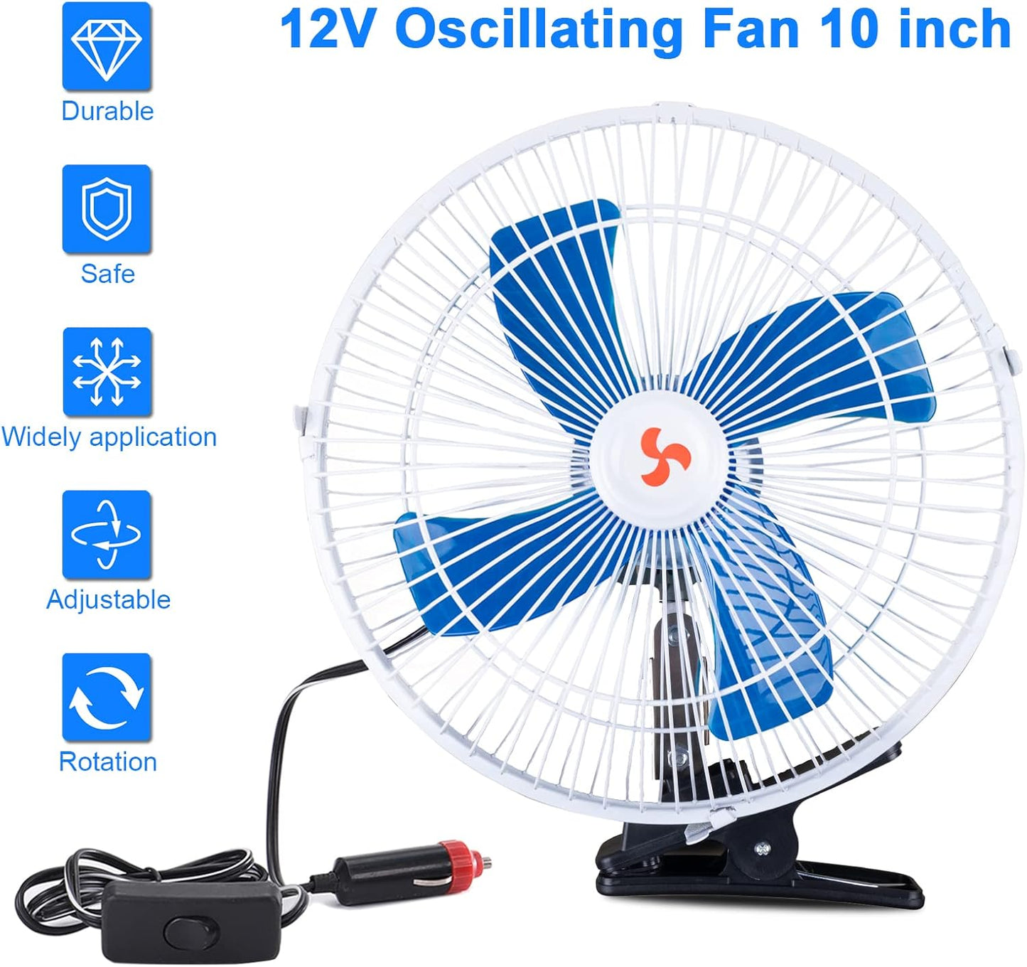 מאוורר רכב אוטומטי 12V