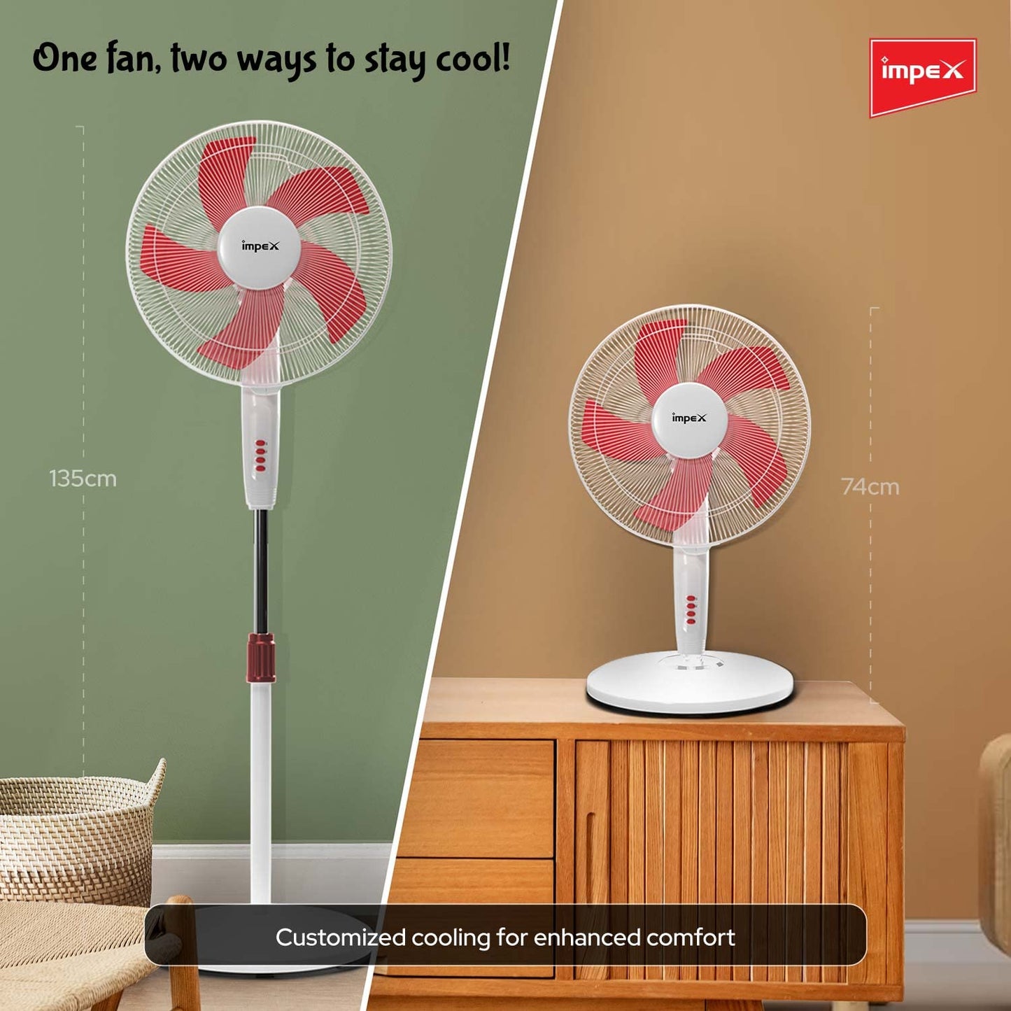 Impex Convertible Pedestal Fan