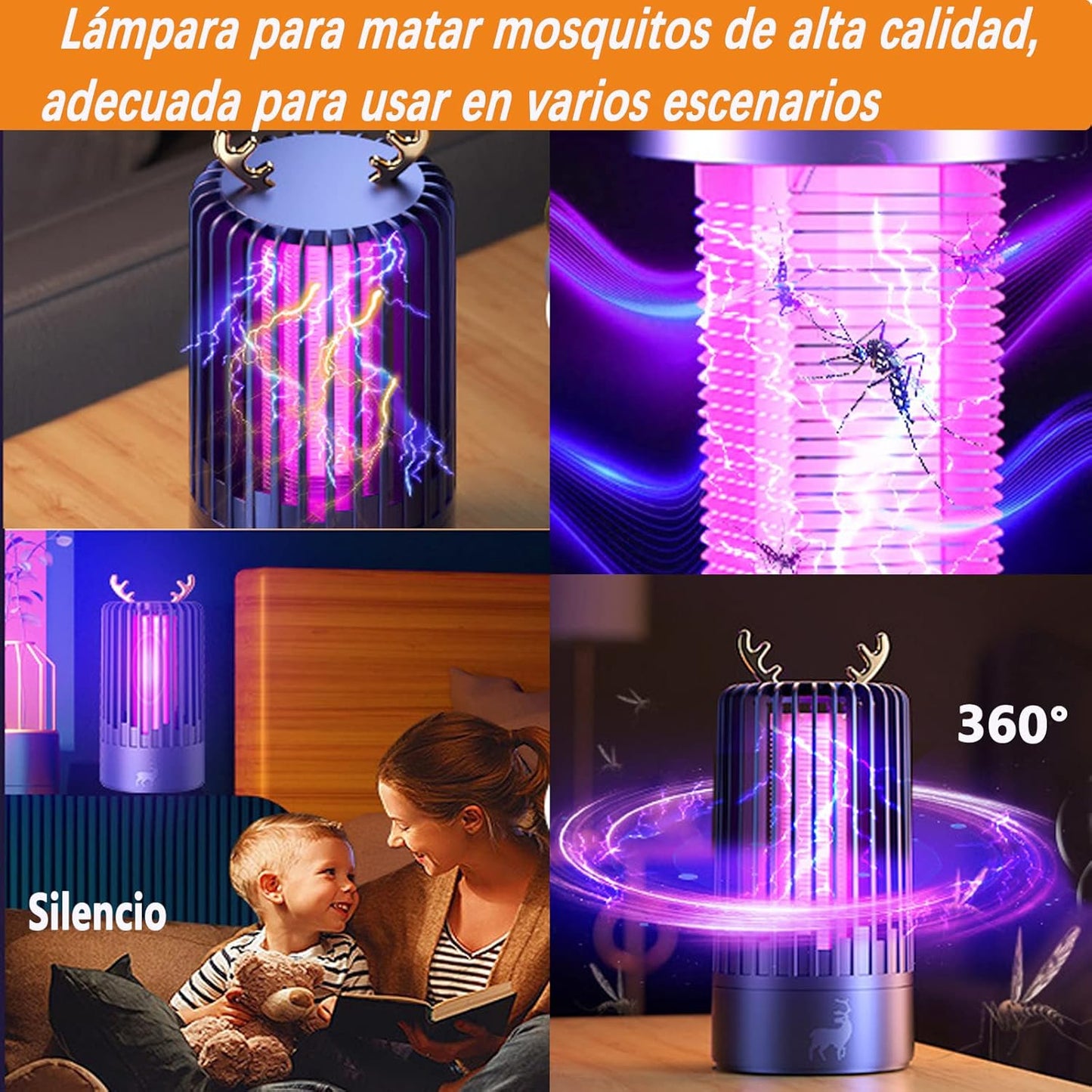 מנורת קוטל יתושים נייד