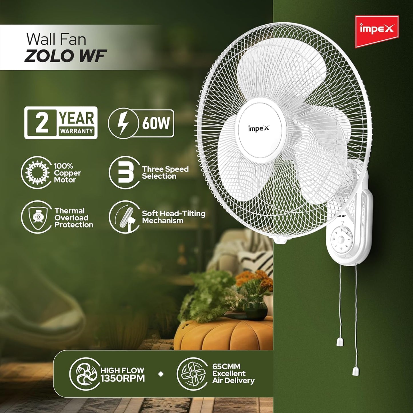 Impex Convertible Pedestal Fan