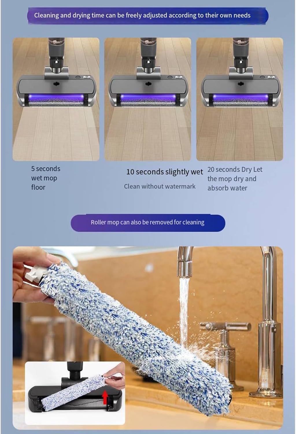 BankiE Wireless Vacuum Mop